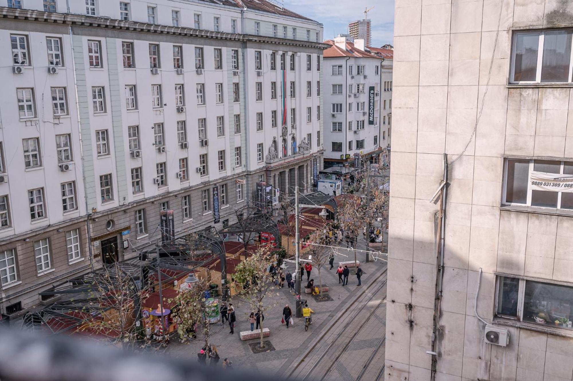 Slaveykov Sqr Urbanlux Topcentre 2Bdr Free Parking Sofia Buitenkant foto